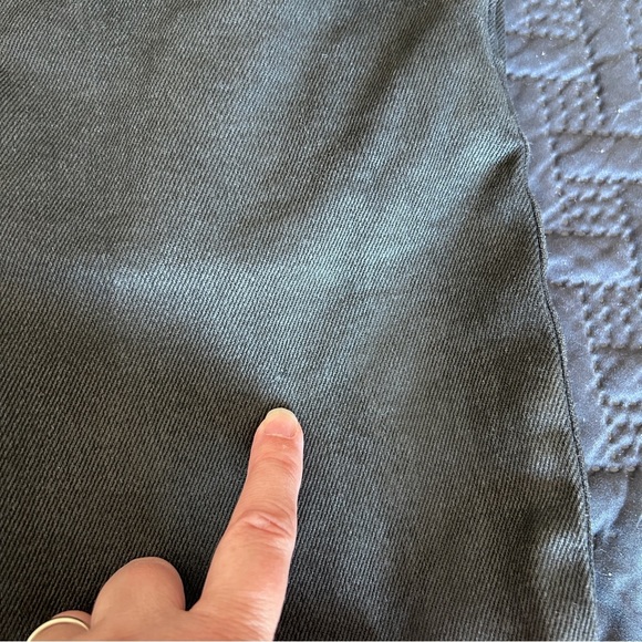 Lauren Ralph Lauren Black Waxed Denim Jeans Classic Preppy Wideleg Women’s 14W - Picture 10 of 10